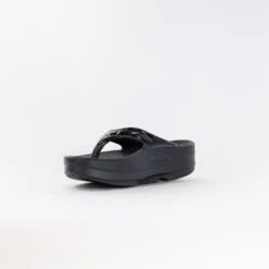 OOFOS OOMega Oolala Thong Sandal (Women's) - Black 11 OOFOS OOMega Oolala Thong Sandal (Women's) - Black -Chiappetta Shoes MG 0022
