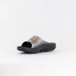 OOFOS OOahh Luxe Slide Sandal (Women's) - Latte -Chiappetta Shoes MG 0071