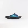OOFOS OOahh Luxe Slide Sandal (Women's) - Atlantis -Chiappetta Shoes MG 0074