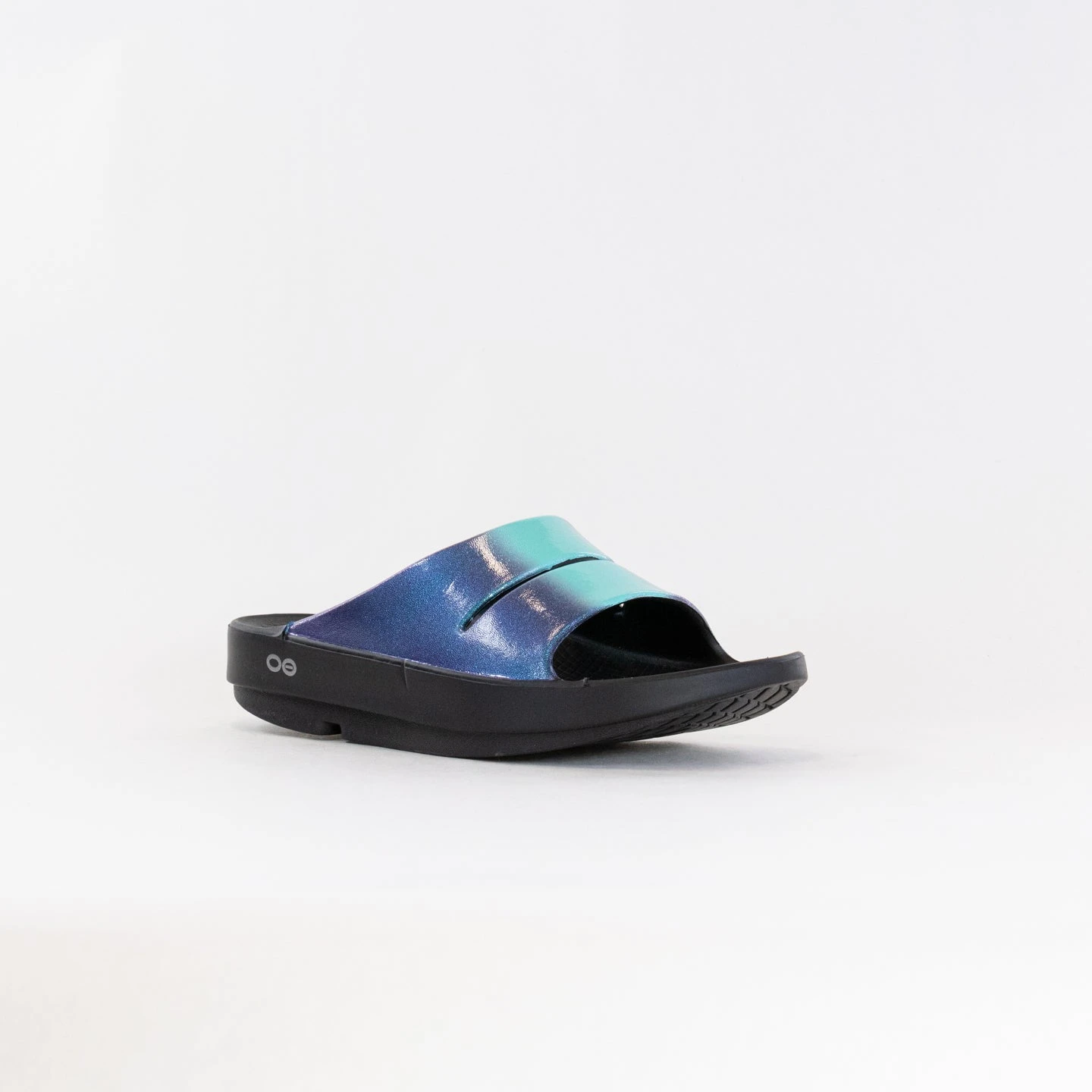 OOFOS OOahh Luxe Slide Sandal (Women's) - Atlantis 4 OOFOS OOahh Luxe Slide Sandal (Women's) - Atlantis - Image 2