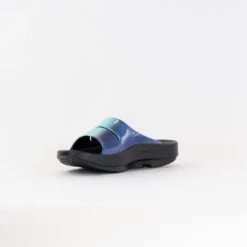 OOFOS OOahh Luxe Slide Sandal (Women's) - Atlantis 11 OOFOS OOahh Luxe Slide Sandal (Women's) - Atlantis -Chiappetta Shoes MG 0077