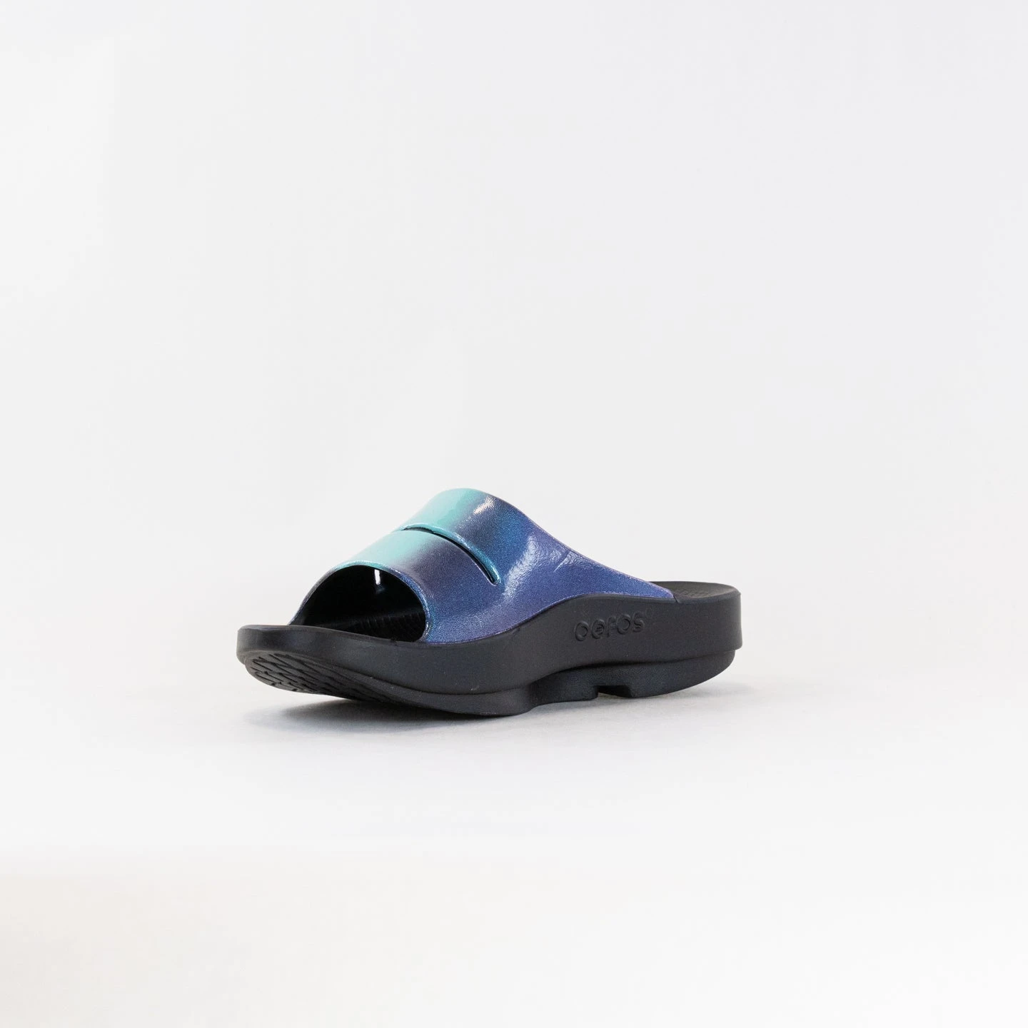 OOFOS OOahh Luxe Slide Sandal (Women's) - Atlantis 6 OOFOS OOahh Luxe Slide Sandal (Women's) - Atlantis - Image 4