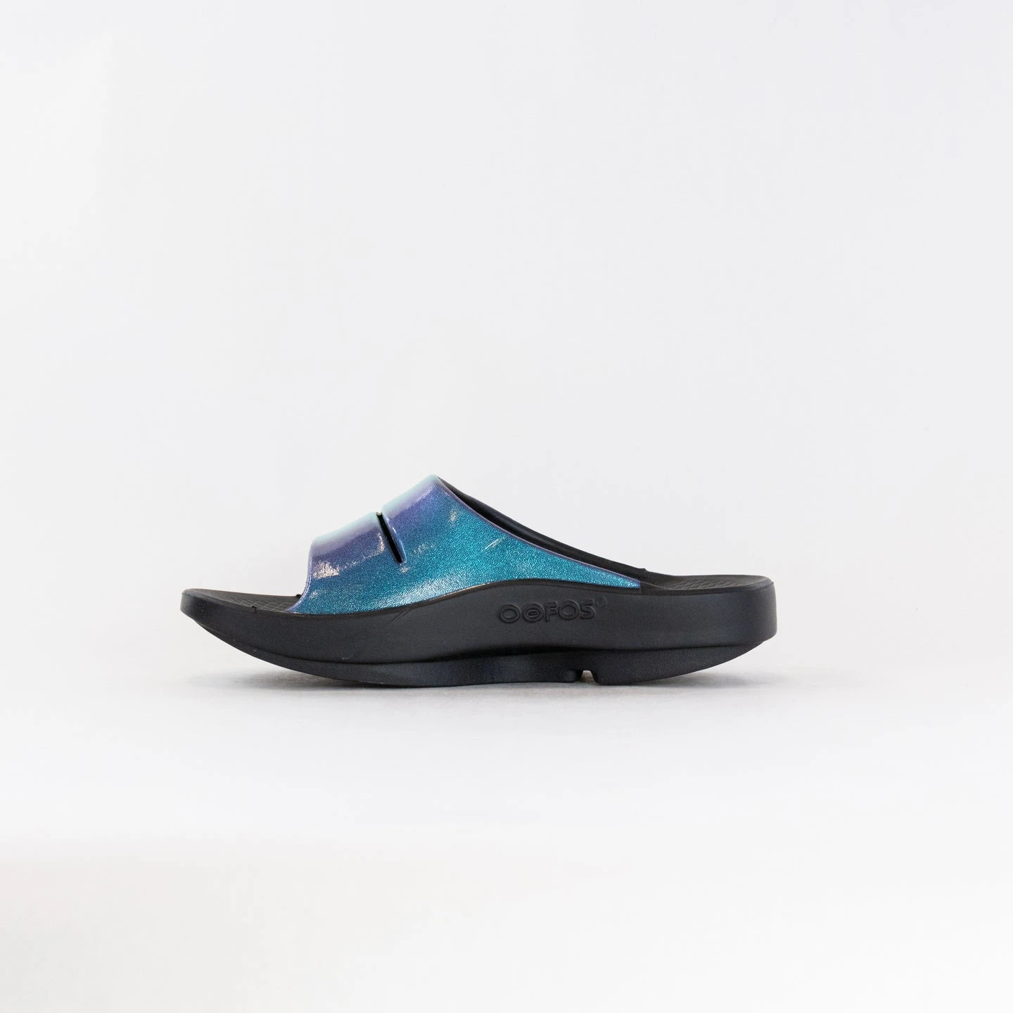 OOFOS OOahh Luxe Slide Sandal (Women's) - Atlantis 7 OOFOS OOahh Luxe Slide Sandal (Women's) - Atlantis - Image 5