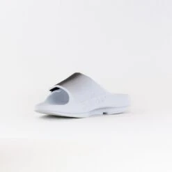 OOFOS OOahh Sport Flex Slide (Unisex) - White/Black -Chiappetta Shoes MG 0169