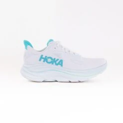 Hoka One One Hoka Clifton 10 Wide (Women's) - White/Cielo Blue