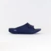 OOFOS Ooahh Slide Sandal (Unisex) - Navy -Chiappetta Shoes MG 0443