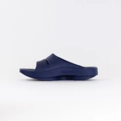 OOFOS Ooahh Slide Sandal (Unisex) - Navy 12 OOFOS Ooahh Slide Sandal (Unisex) - Navy -Chiappetta Shoes MG 0447