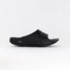 OOFOS Ooahh Slide Sandal (Unisex) - Black -Chiappetta Shoes MG 0449