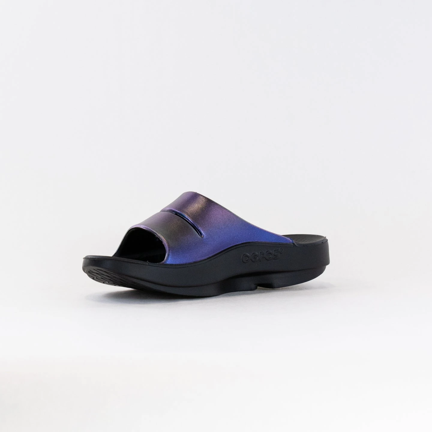 OOFOS OOahh Luxe Slide Sandal (Women's) - Midnight Spectre 6 OOFOS OOahh Luxe Slide Sandal (Women's) - Midnight Spectre - Image 4