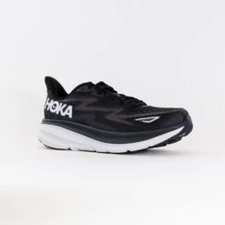 Hoka One One Hoka Clifton 9 Wide (Men's) - Black/White 9 Hoka One One Hoka Clifton 9 Wide (Men's) - Black/White -Chiappetta Shoes MG 0901 faceba15 9909 4397 a1b3 bcf070fb0038