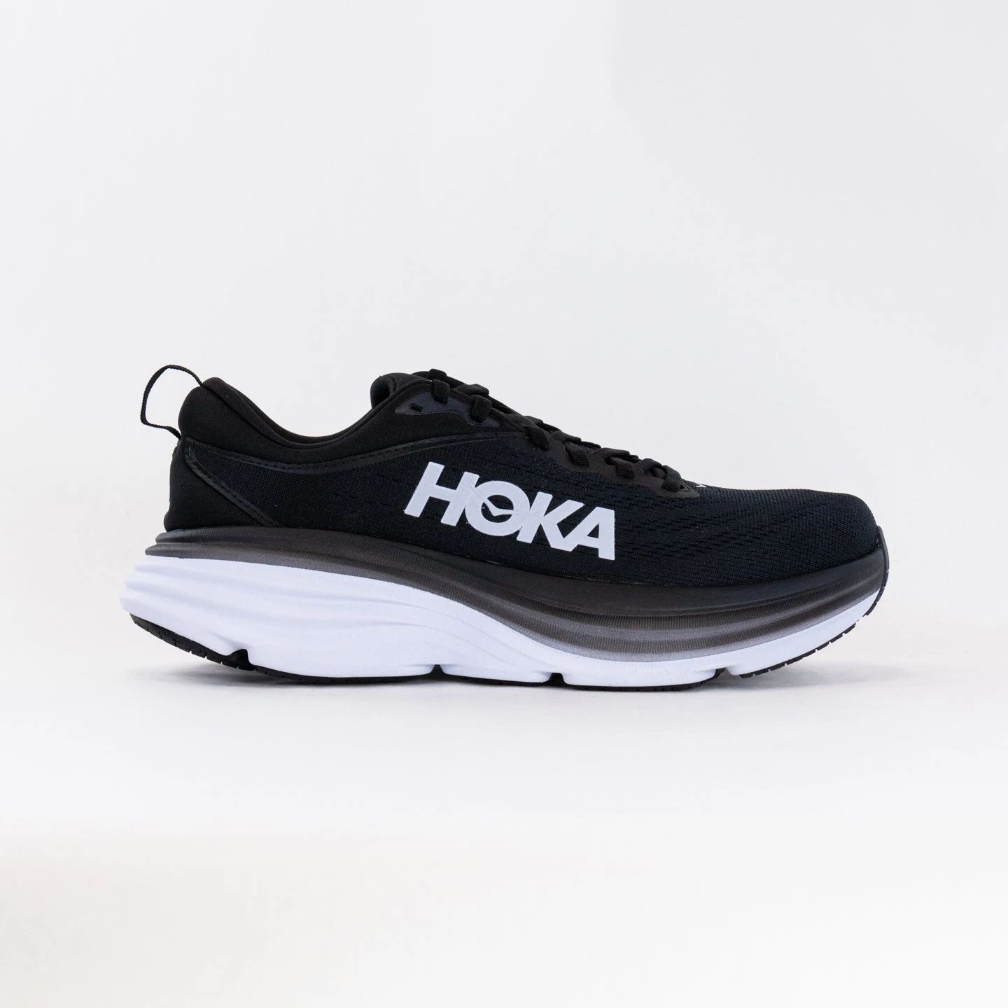 Hoka One One Hoka Bondi 8 (Men's) - Black/White 3 Hoka One One Hoka Bondi 8 (Men's) - Black/White