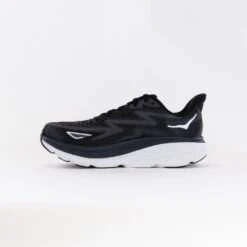 Hoka One One Hoka Clifton 9 (Women's) - Black/White -Chiappetta Shoes MG 0928