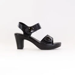 Spring Step Dade (Women's) - Black Python