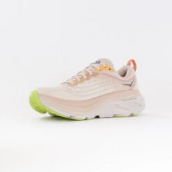 Hoka One One Hoka Bondi 8 (Women's) - Cream/Vanilla -Chiappetta Shoes MG 1712