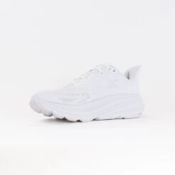 Hoka One One Hoka Clifton 9 (Women's) - White/White -Chiappetta Shoes MG 1724