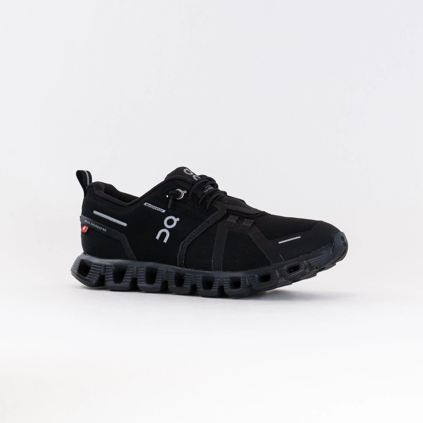 On Running On Cloud 5 Waterproof (Women's) - All Black 4 On Running On Cloud 5 Waterproof (Women's) - All Black - Image 2