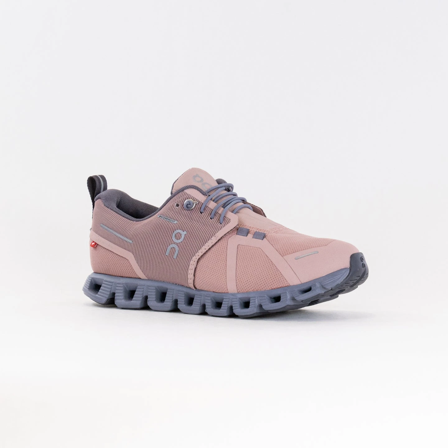 On Running On Cloud 5 Waterproof (Women's) - Rose/Fossil 4 On Running On Cloud 5 Waterproof (Women's) - Rose/Fossil - Image 2