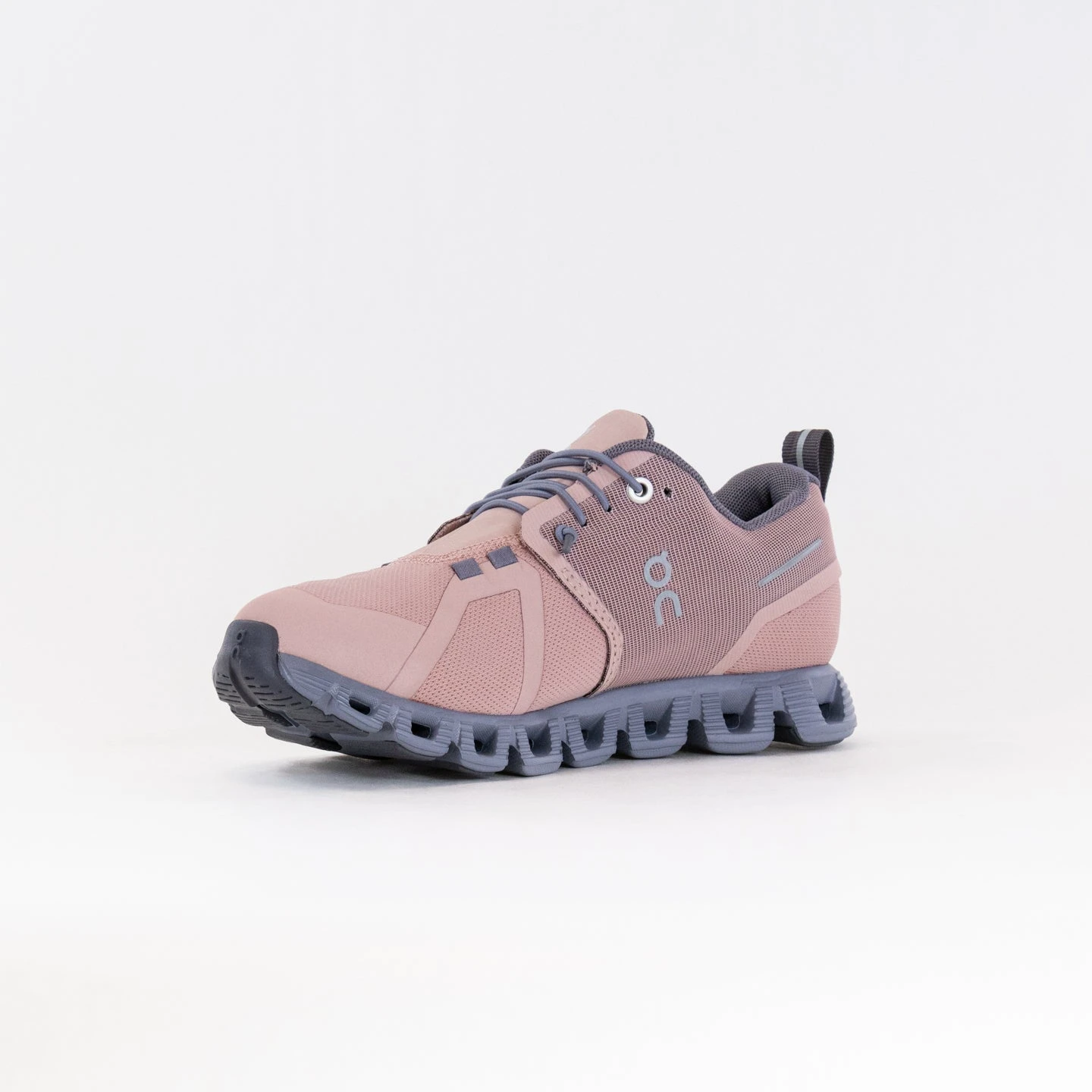 On Running On Cloud 5 Waterproof (Women's) - Rose/Fossil 6 On Running On Cloud 5 Waterproof (Women's) - Rose/Fossil - Image 4