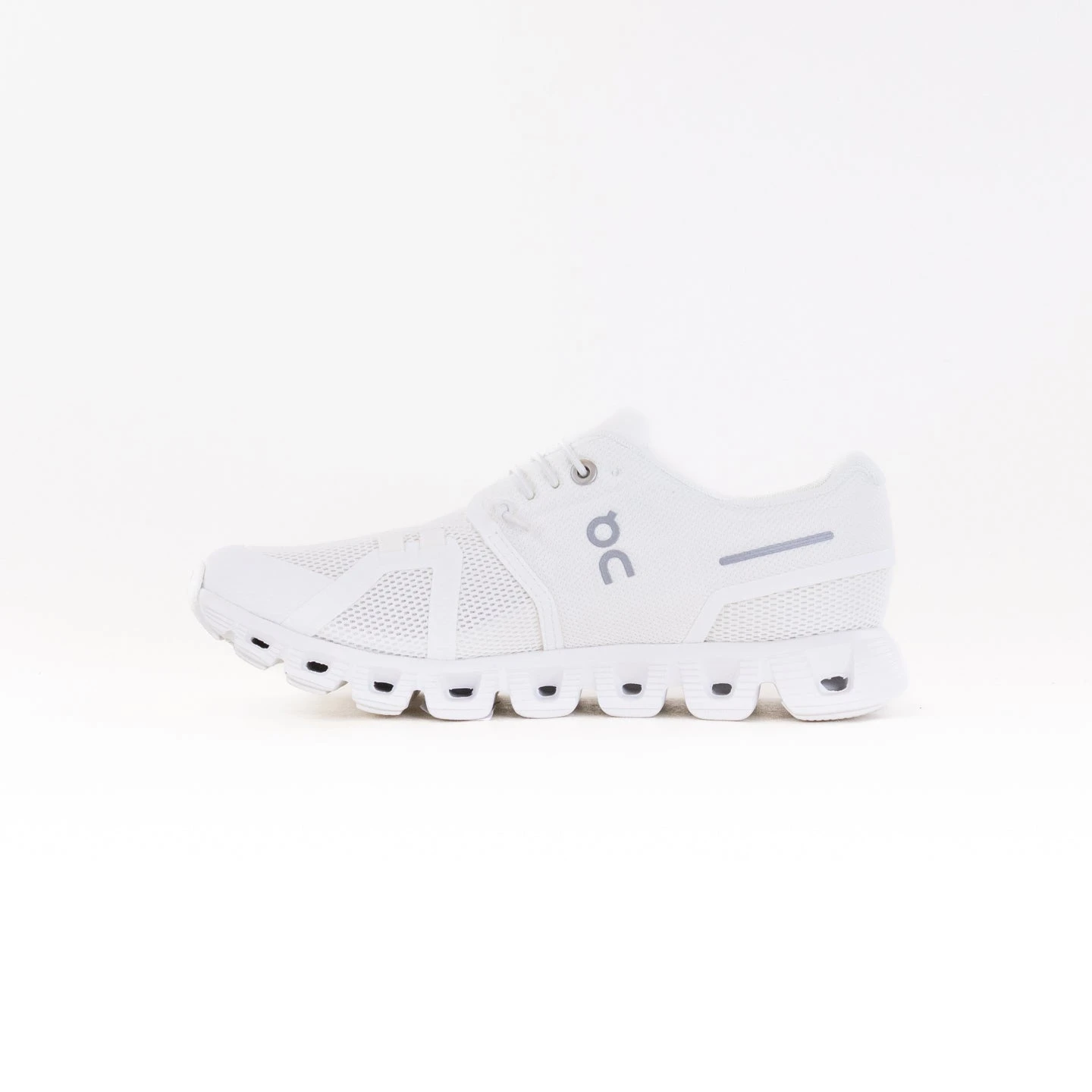 On Running On Cloud 5 (Women's) - All White 7 On Running On Cloud 5 (Women's) - All White - Image 5