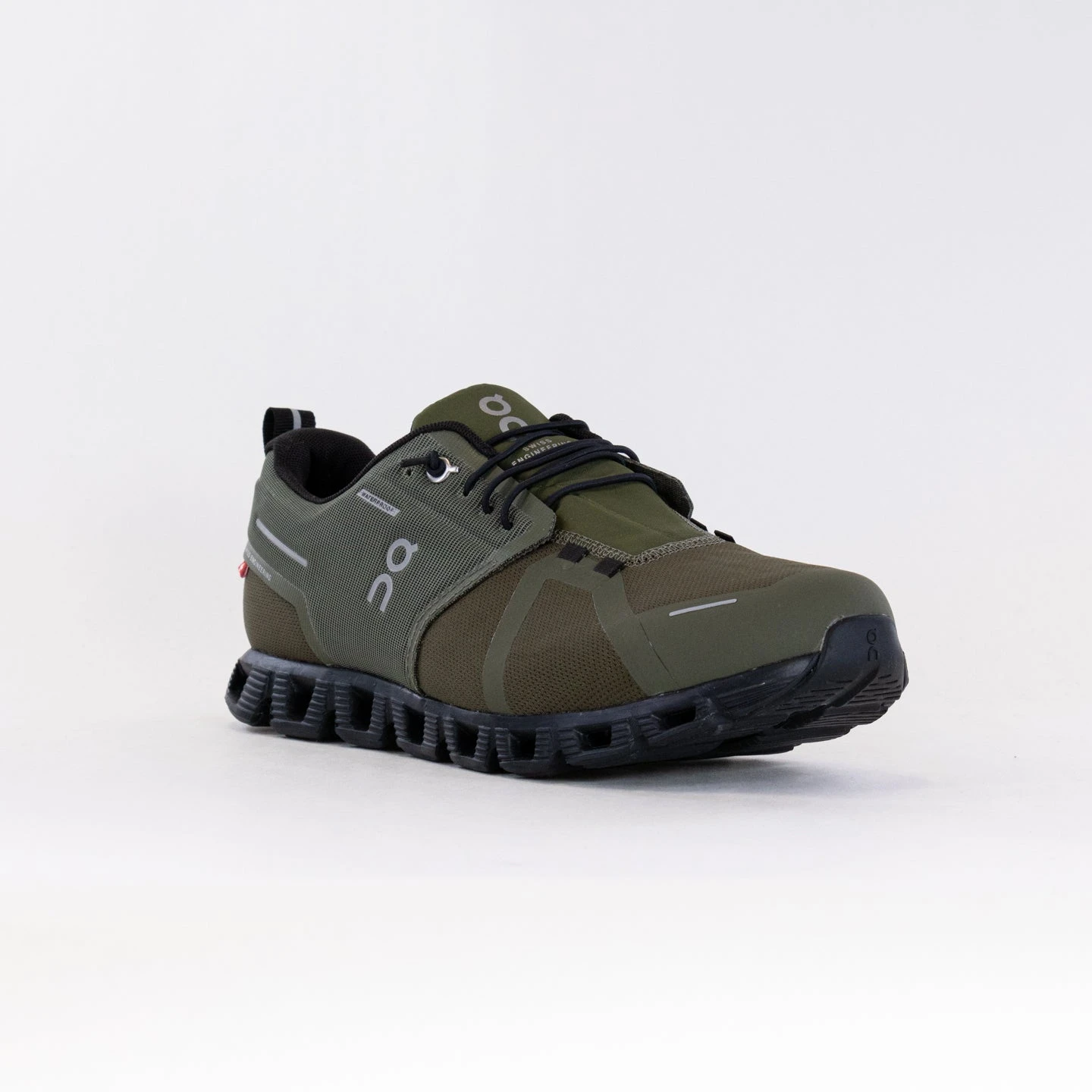On Running On Cloud 5 Waterproof (Men's) - Olive Black 4 On Running On Cloud 5 Waterproof (Men's) - Olive Black - Image 2