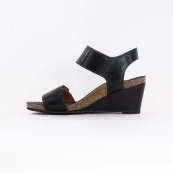 Taos Carousel 3 Wedge Sandal (Women's) - Black -Chiappetta Shoes MG 5902