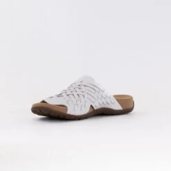 Taos Guru Sandal (Women's) - White -Chiappetta Shoes MG 5926