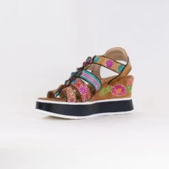L'Artiste Floral Bloom (Women's) - Tan Multi -Chiappetta Shoes MG 6201