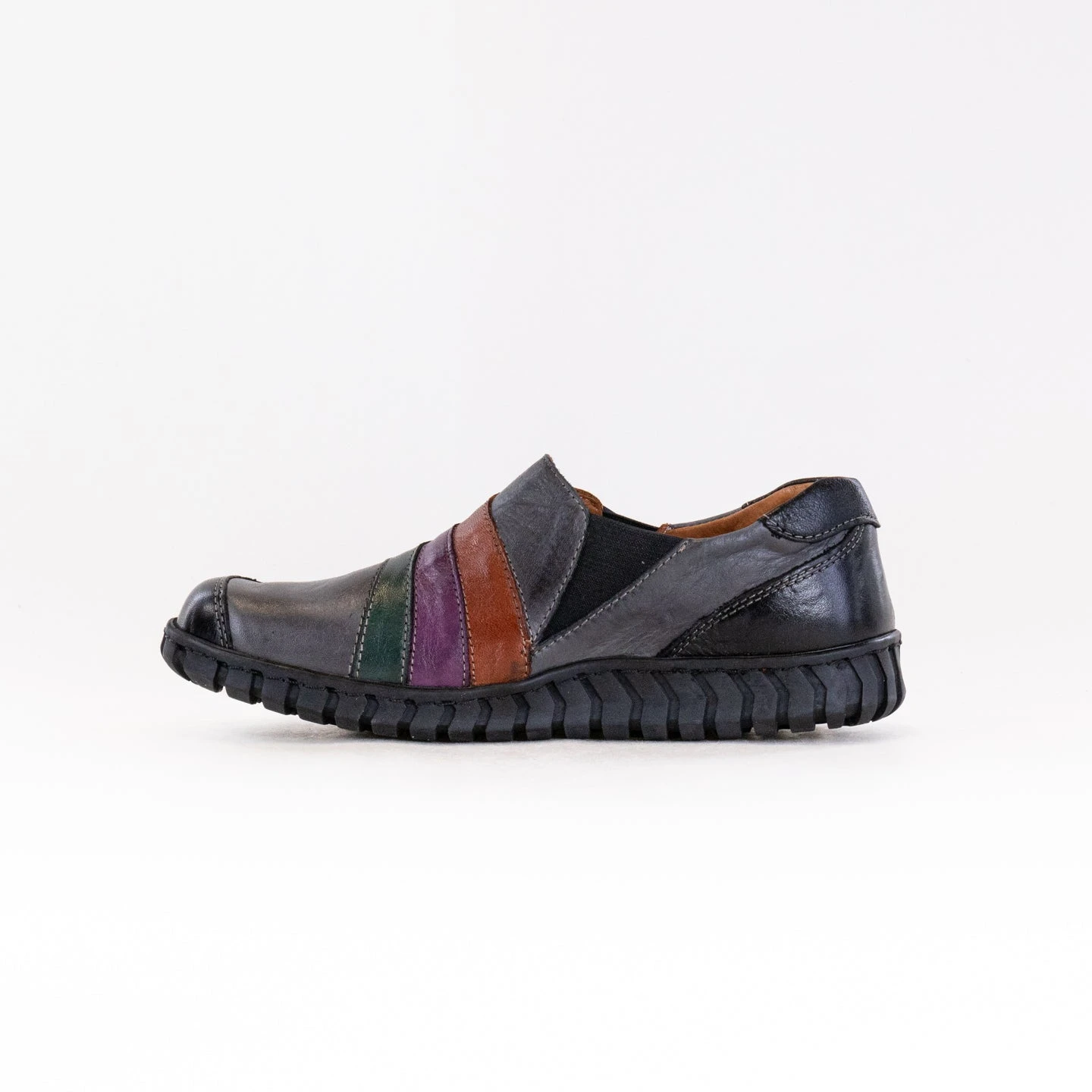 Spring Step Neeta (Women's) - Dark Grey Multi Leather 7 Spring Step Neeta (Women's) - Dark Grey Multi Leather - Image 5