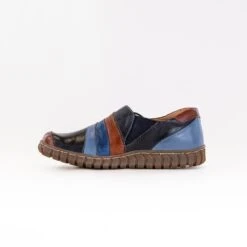 Spring Step Neeta (Women's) - Navy Multi Leather -Chiappetta Shoes MG 6406 b2ca7629 ae4d 4c61 b9e9 5d0a529f3e9b