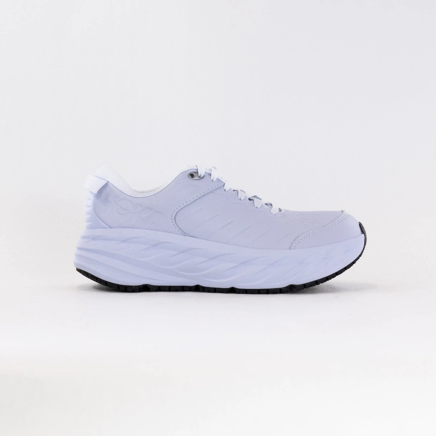 Hoka One One Hoka Bondi Sr Wide (Women's) - White Leather 3 Hoka One One Hoka Bondi Sr Wide (Women's) - White Leather