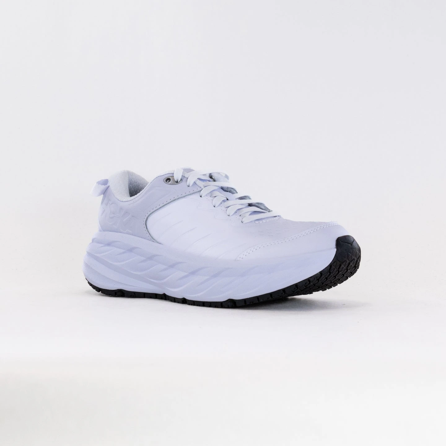 Hoka One One Hoka Bondi Sr Wide (Women's) - White Leather 4 Hoka One One Hoka Bondi Sr Wide (Women's) - White Leather - Image 2