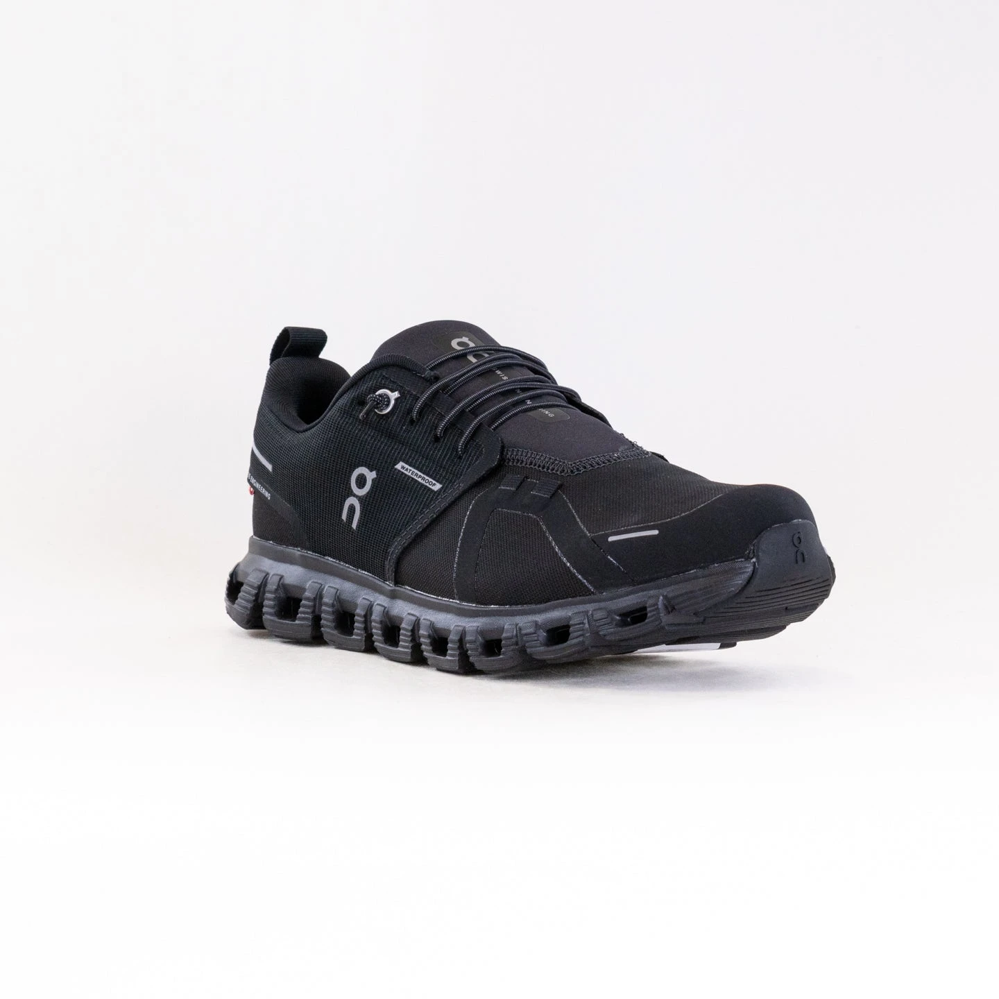 On Running On Cloud 6 Waterproof (Women's) - Black/Black 4 On Running On Cloud 6 Waterproof (Women's) - Black/Black - Image 2