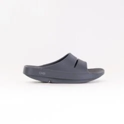 OOFOS OOahh Slide Sandal (Unisex) - Slate