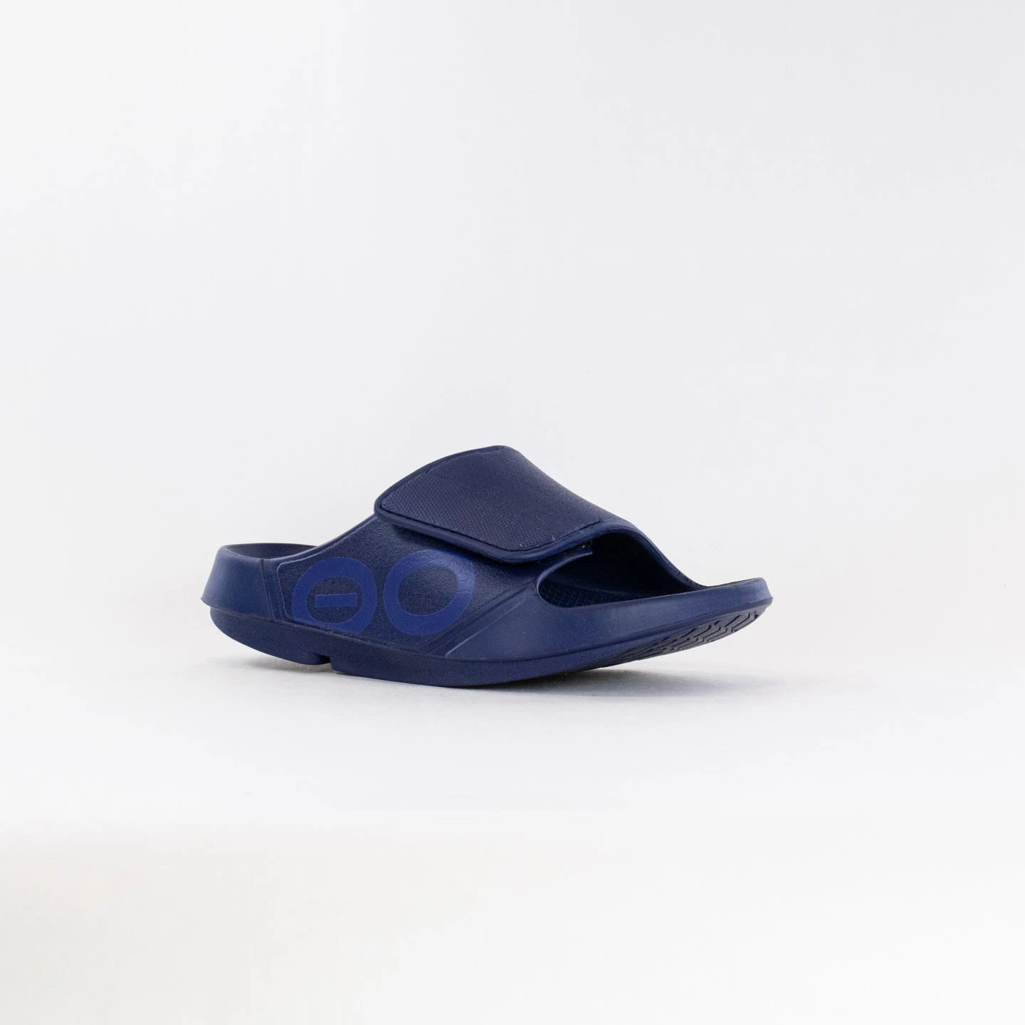 OOFOS OOahh Sport Flex Sandal (Unisex) - Navy 4 OOFOS OOahh Sport Flex Sandal (Unisex) - Navy - Image 2